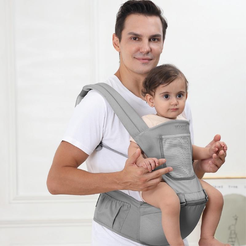 Gendongan Bayi Hipseat Nyaman - Casual Hipseat Carrier MOOIMOM New