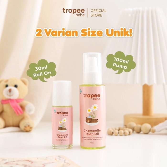 Tropee Bebe - Telon Oil (Minyak Telon) Roll On 30 ml 30ml