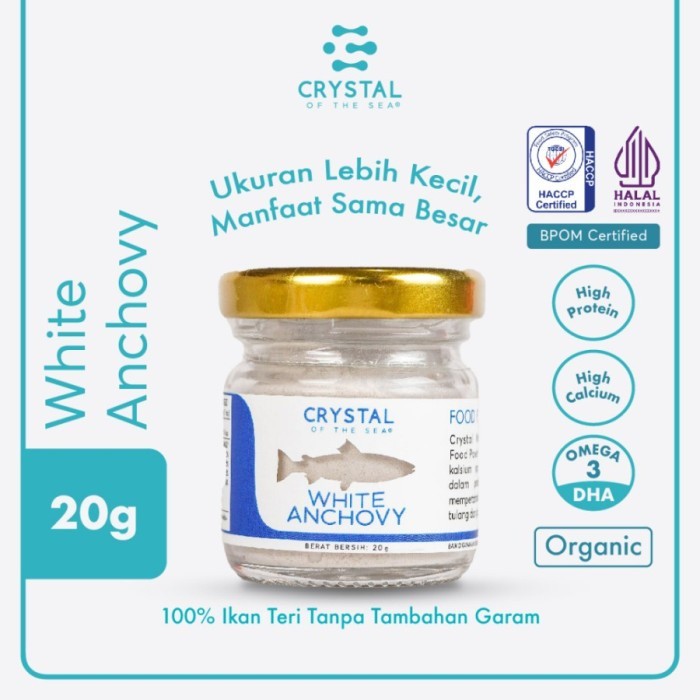 Crystal of the Sea White Anchovy Food Powder / Ikan Teri Nasi 20 80 g