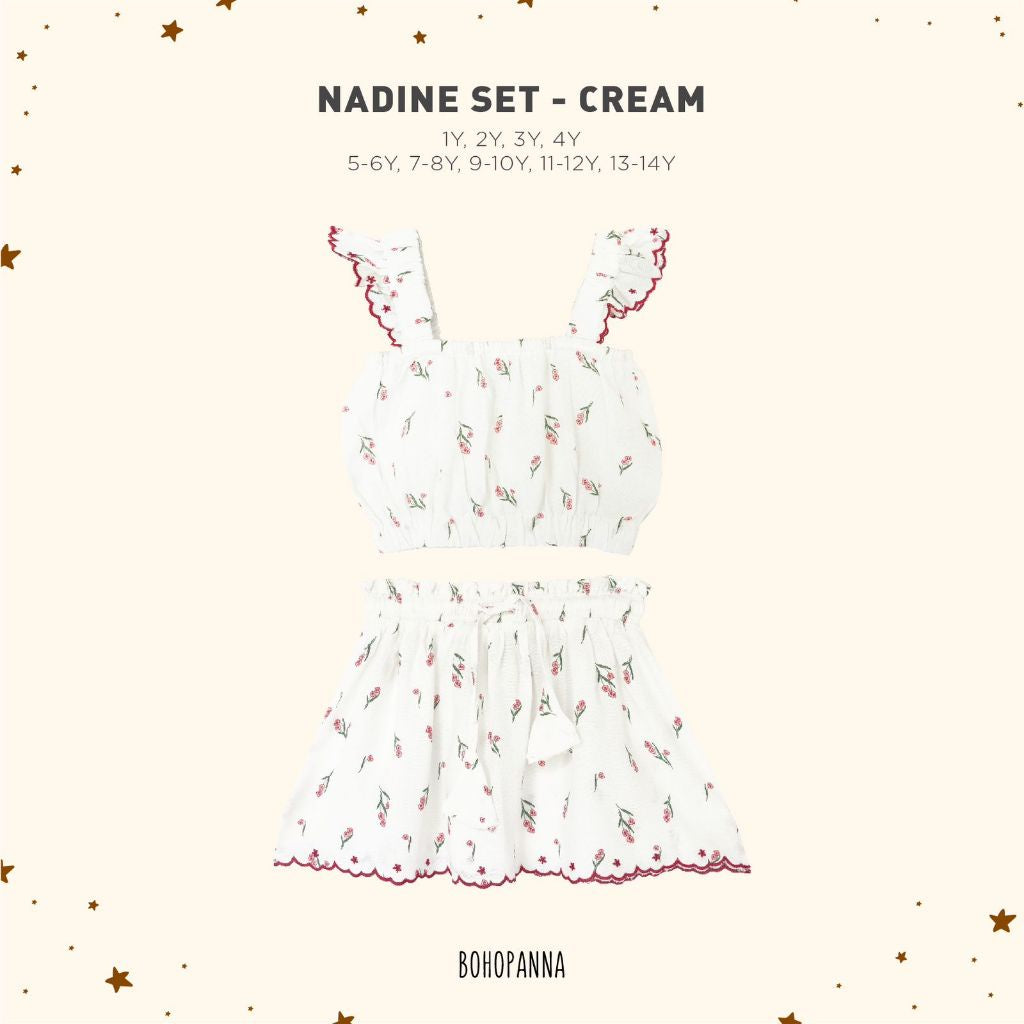 BOHOPANNA - NADINE SET - Setelan Baju Anak Perempuan