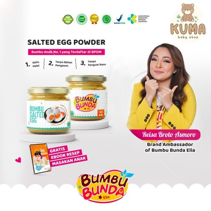 Bumbu Bunda Elia Salted Egg Powder Non MSG Non Pengawet