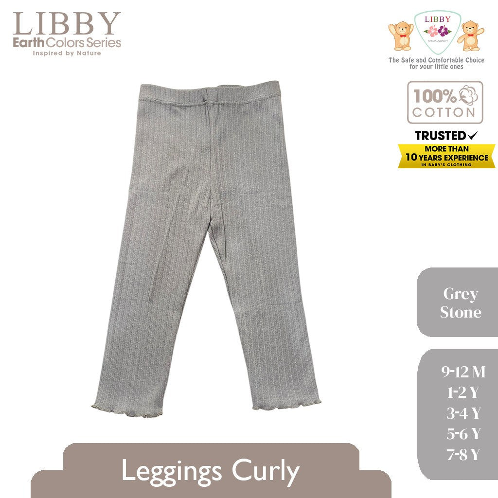 LIBBY Earth Legging Anak Perempuan Curly Girl (1PCS ) - Legging Bayi & Anak Perempuan 0-12 Tahun