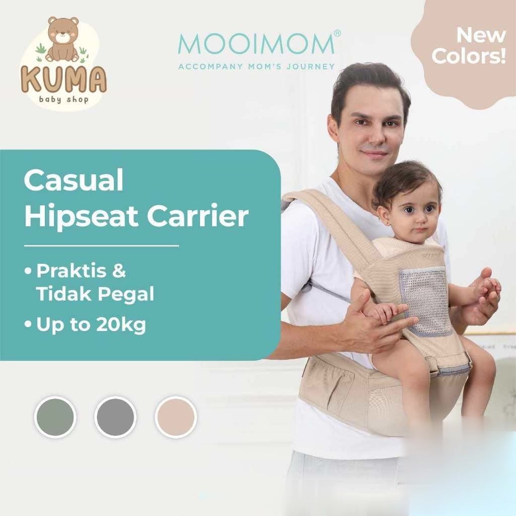 Gendongan Bayi Hipseat Nyaman - Casual Hipseat Carrier MOOIMOM New