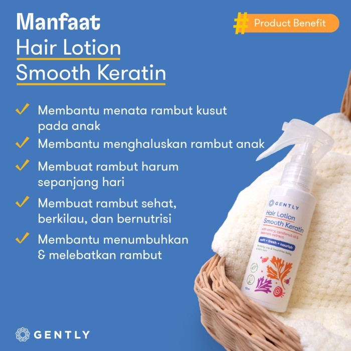 Gently Hair Lotion Smooth Keratin 100 ml