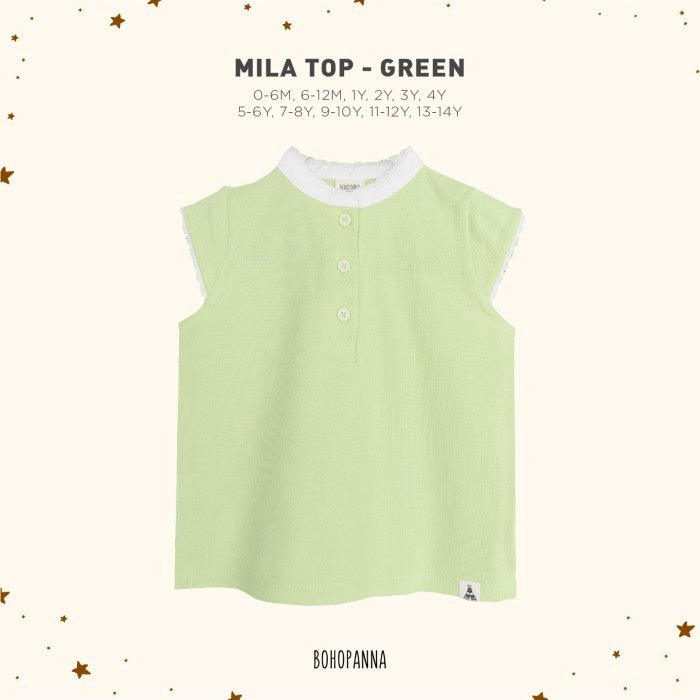 BOHOPANNA - MILA TOP - ATASAN ANAK PEREMPUAN
