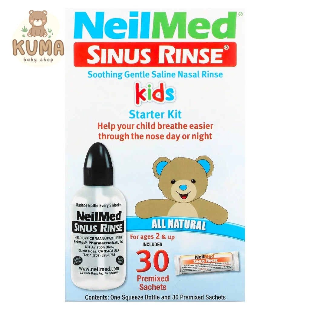 NEILMED SINUS RINSE PEDIATRIC STARTER KIT 30 SACHETS
