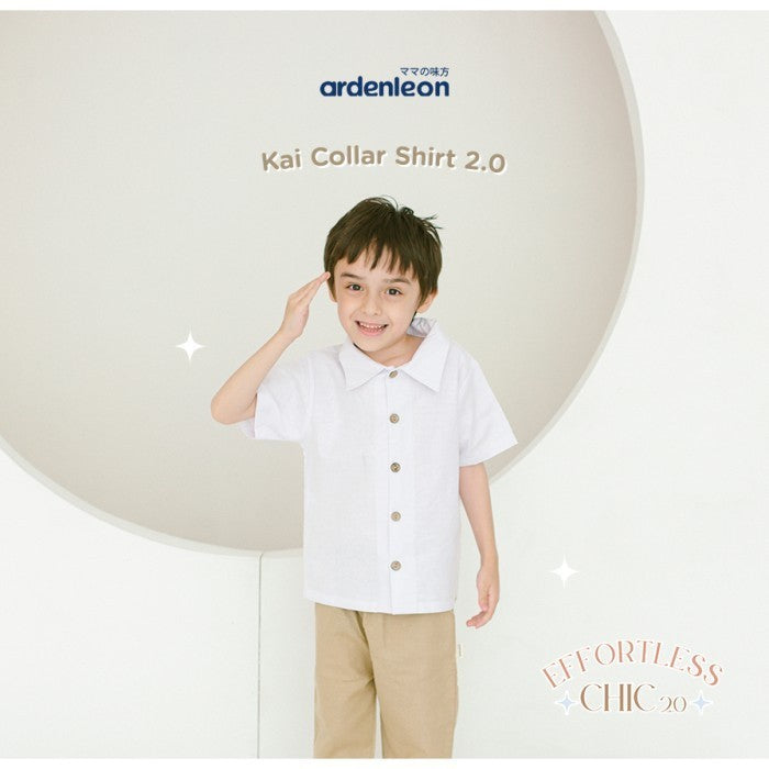 ARDENLEON Kemeja Anak Chic Kai Collar Shirt 2.0