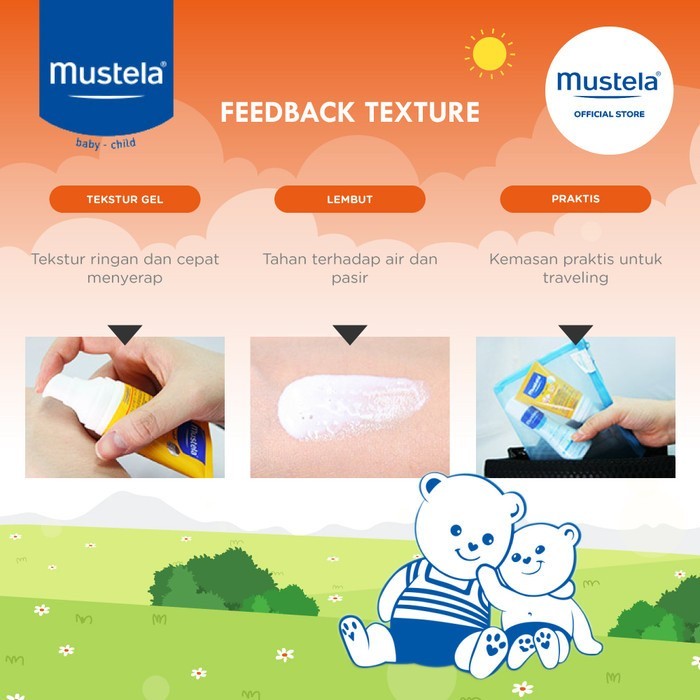 Mustela High Protection Sun Lotion 40 ml - Sunscreen Bayi dan Keluarga