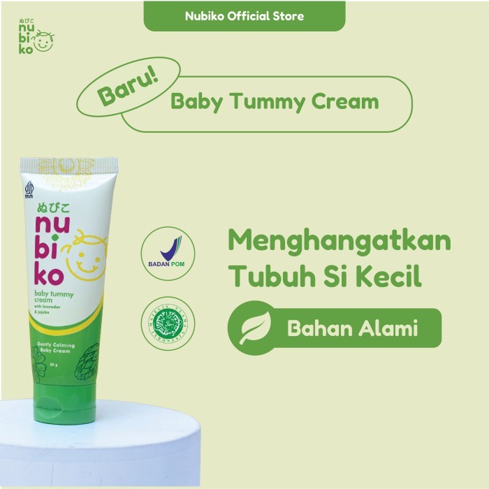 NUBIKO Baby Tummy Cream | with Lavender & jojoba | Cream Pelembab