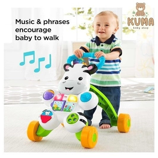 FISHER PRICE DKH80 Learn with Me Zebra Walker Mainan Belajar Bantu Jalan Bayi