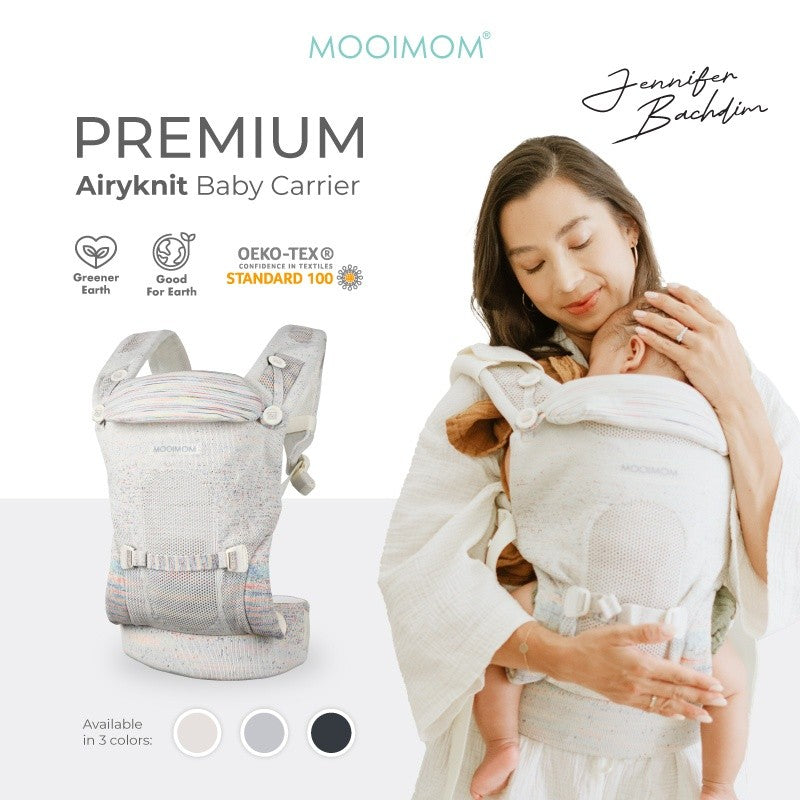 Gendongan SSC Airy Knit - MOOIMOM AiryKnit Baby Carrier / Hipseat