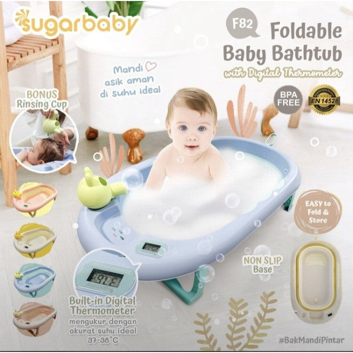 SUGAR BABY Foldable Baby Bathtub F82 / Bak Mandi Bayi