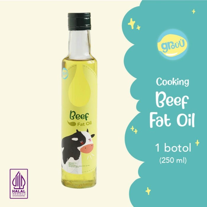 Grouu - Fat Oil / Minyak Lemak BB Booster Chicken, Beef, Coconut