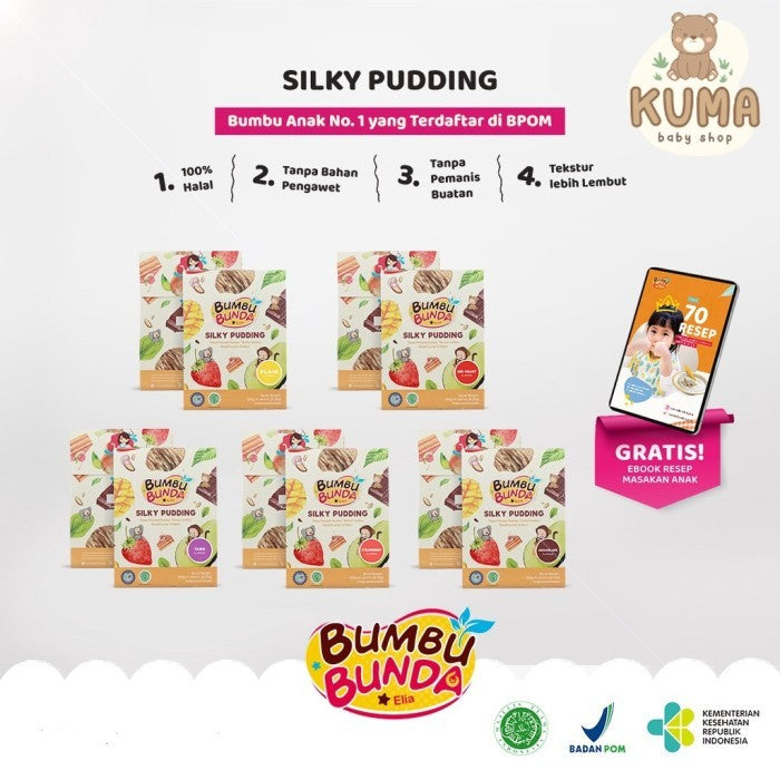 Bumbu Bunda Elia Silky Pudding Anak / Snack MPASI / Silky Puding