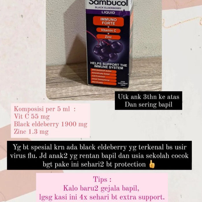 Sambucol Immuno forte (3thn keatas)