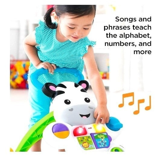FISHER PRICE DKH80 Learn with Me Zebra Walker Mainan Belajar Bantu Jalan Bayi