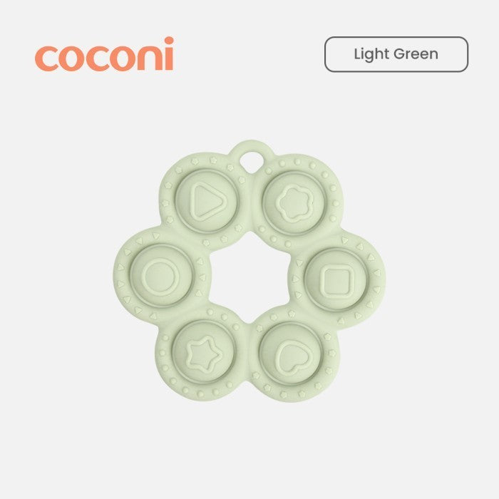COCONI Pop It Teether Shapes | Mainan Gigitan Bayi bentuk Pop It