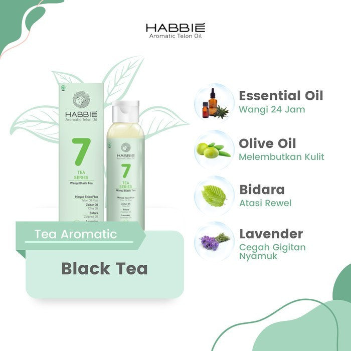 Minyak Habbie Minyak Telon Aromatic Telon Oil Tea Series 100ml