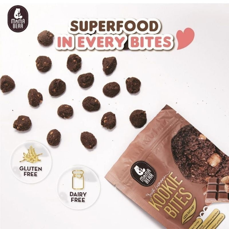 MamaBear Kookie Bites mama bear Cookies Pelancar Asi Kukis Almond Oat Mamabear