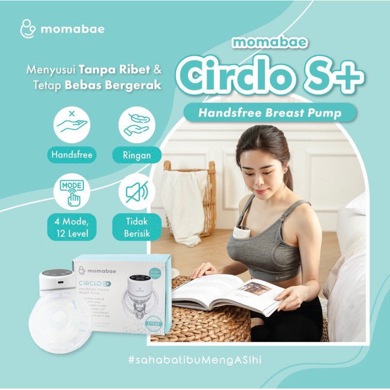 MOMABAE – CIRCLO S+ Handsfree Breast Pump / Pompa ASI Elektrik / Breast Pump Electric / Pumping ASI Elektrik Portable