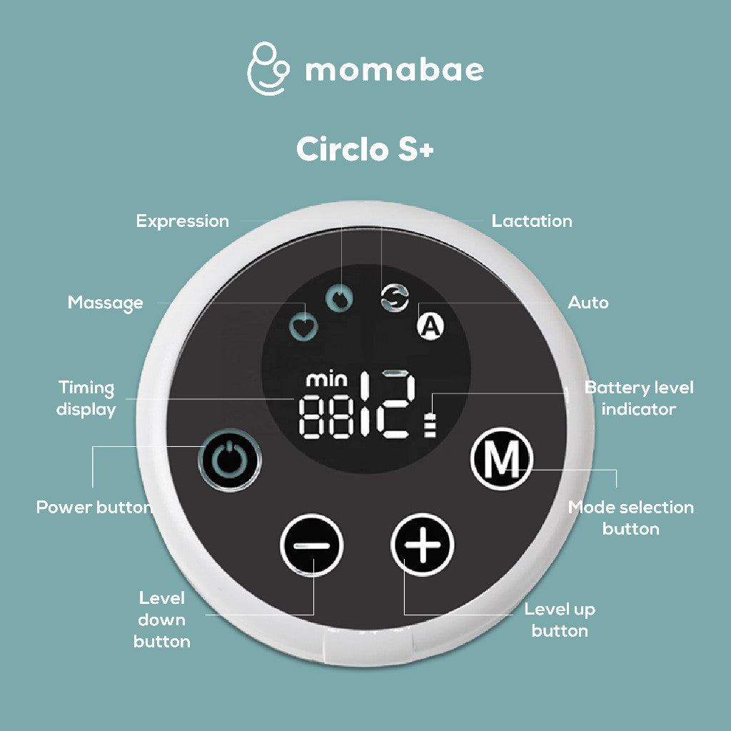 MOMABAE – CIRCLO S+ Handsfree Breast Pump / Pompa ASI Elektrik / Breast Pump Electric / Pumping ASI Elektrik Portable