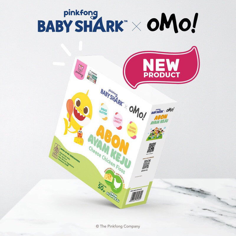 Pinkfong Baby Shark X OMO! Abon Sapi Keju dan Ayam Keju