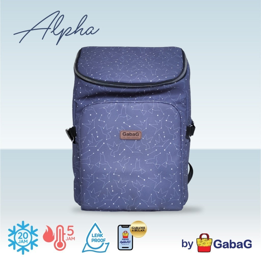 GabaG Tas Asi - Backpack Cooler Bag 2 in 1 ALPHA ( Laptop Fit)