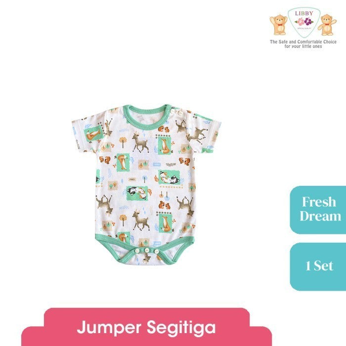 LIBBY Baju Kodok Segitiga Motif Fresh Dreams (1 pcs) - Libby Fox