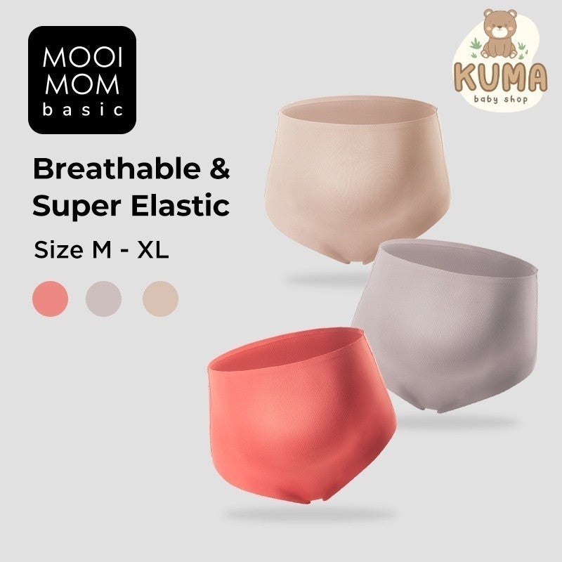 Celana Dalam Ibu Hamil Lembut & Nyaman | MOOIMOM Air High Waist Maternity Brief