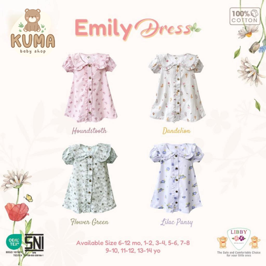 Libby - EMILY Dress 2.0 | Dress Anak Perempuan