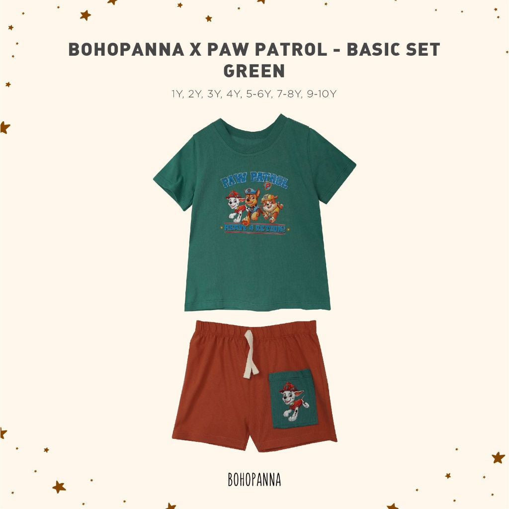 BOHOPANNA - BOHOPANNA X PAW PATROL - BASIC SET - Setelan Anak