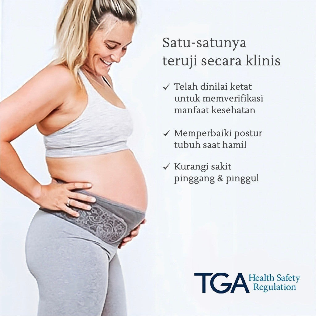 Mamaway / SERTIFIKASI AMAN Bye Sakit Punggung / Korset Hamil Penyangga Perut Ergonomic/Standar Medis