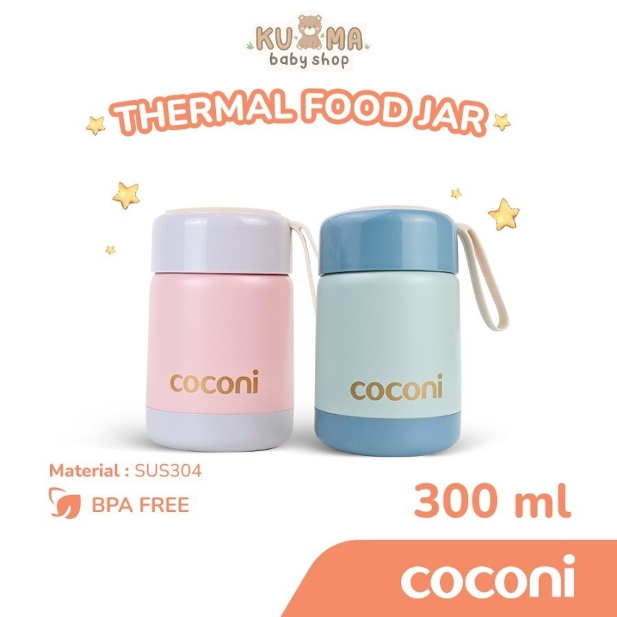 COCONI Thermal Food Jar Thermos | Termos Makan Sup MPASI 300ml