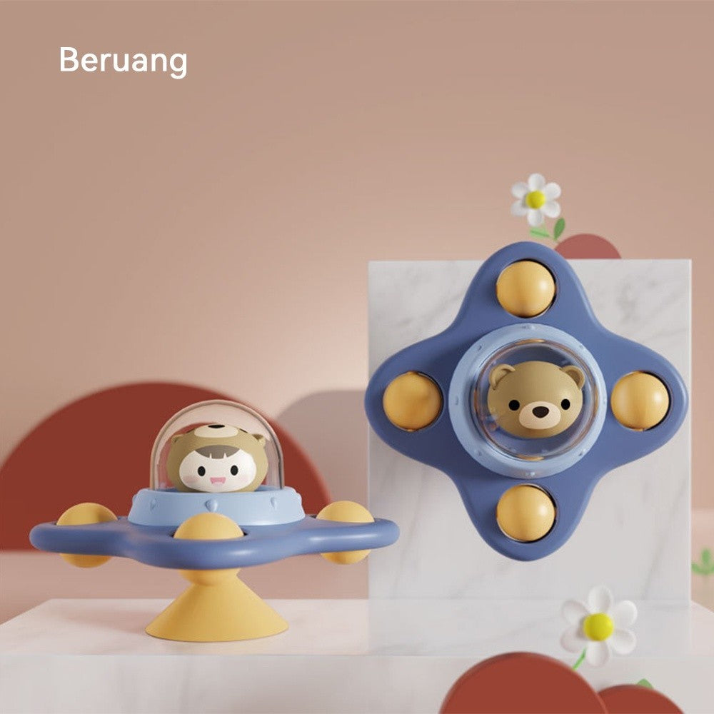 Kyopta Mainan fidget spinner anak pop it Spinner putar Mainan genggam sensor motorik bayi