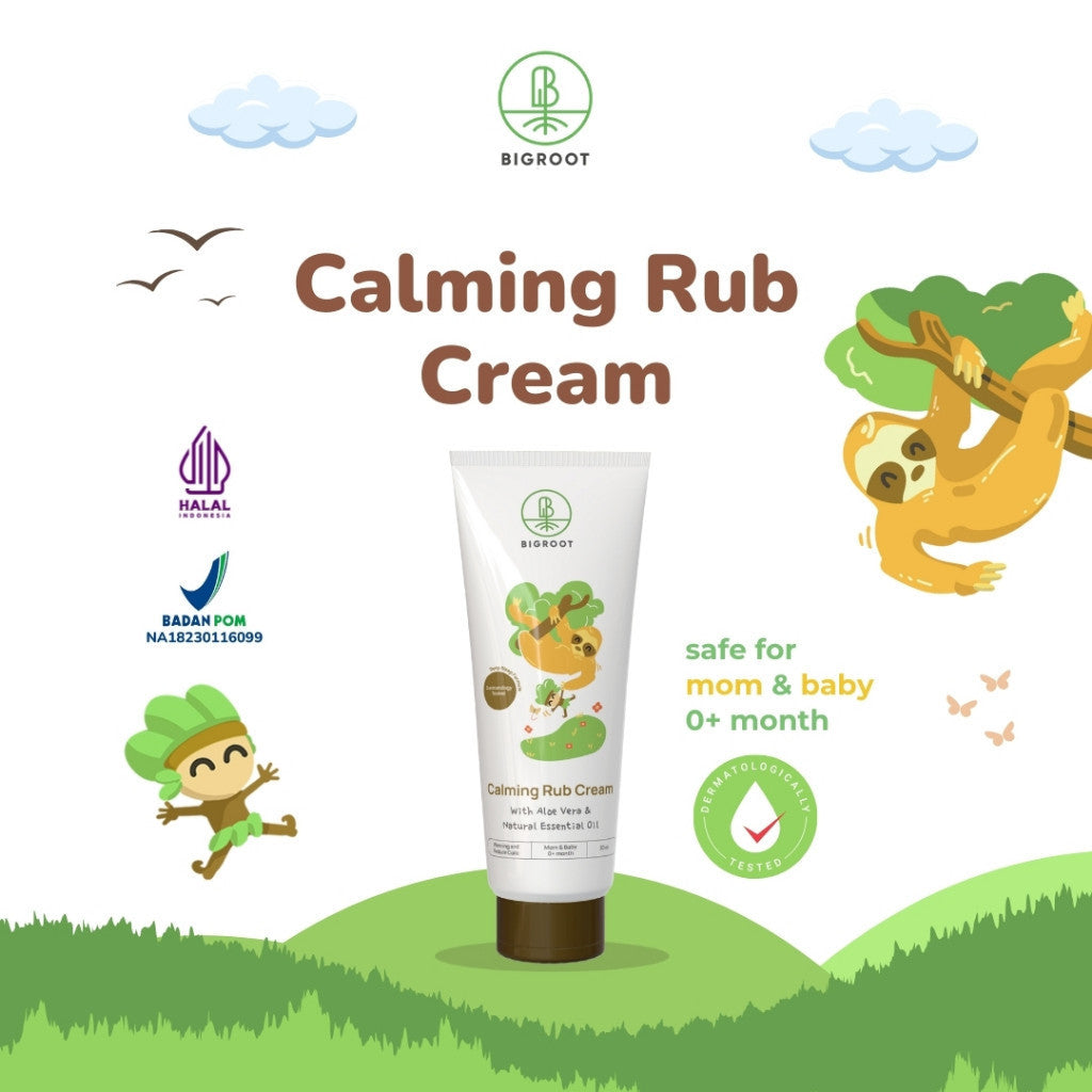Bigroot Calming Rub Baby Cream 30ml