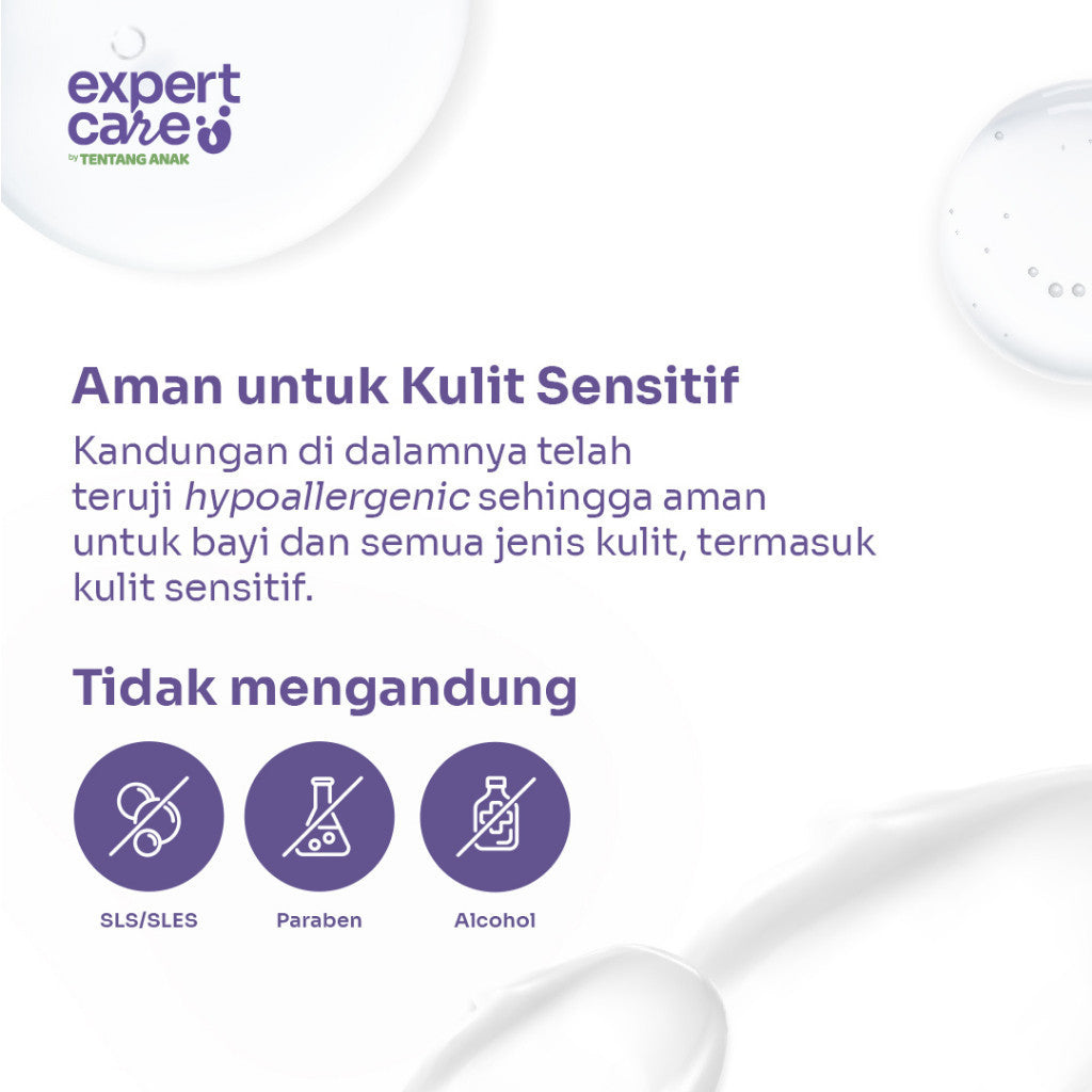 Expert Care 2in1 Shampoo and Body Wash with Colloidal Oatmeal l Sampo dan Sabun Bayi Anak Kulit Sensitif 250ml