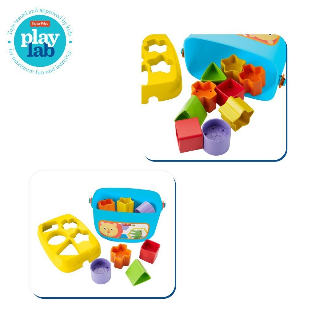 FFC84 Fisher Price Infant Baby's First Blocks (Mainan Edukasi Bayi)