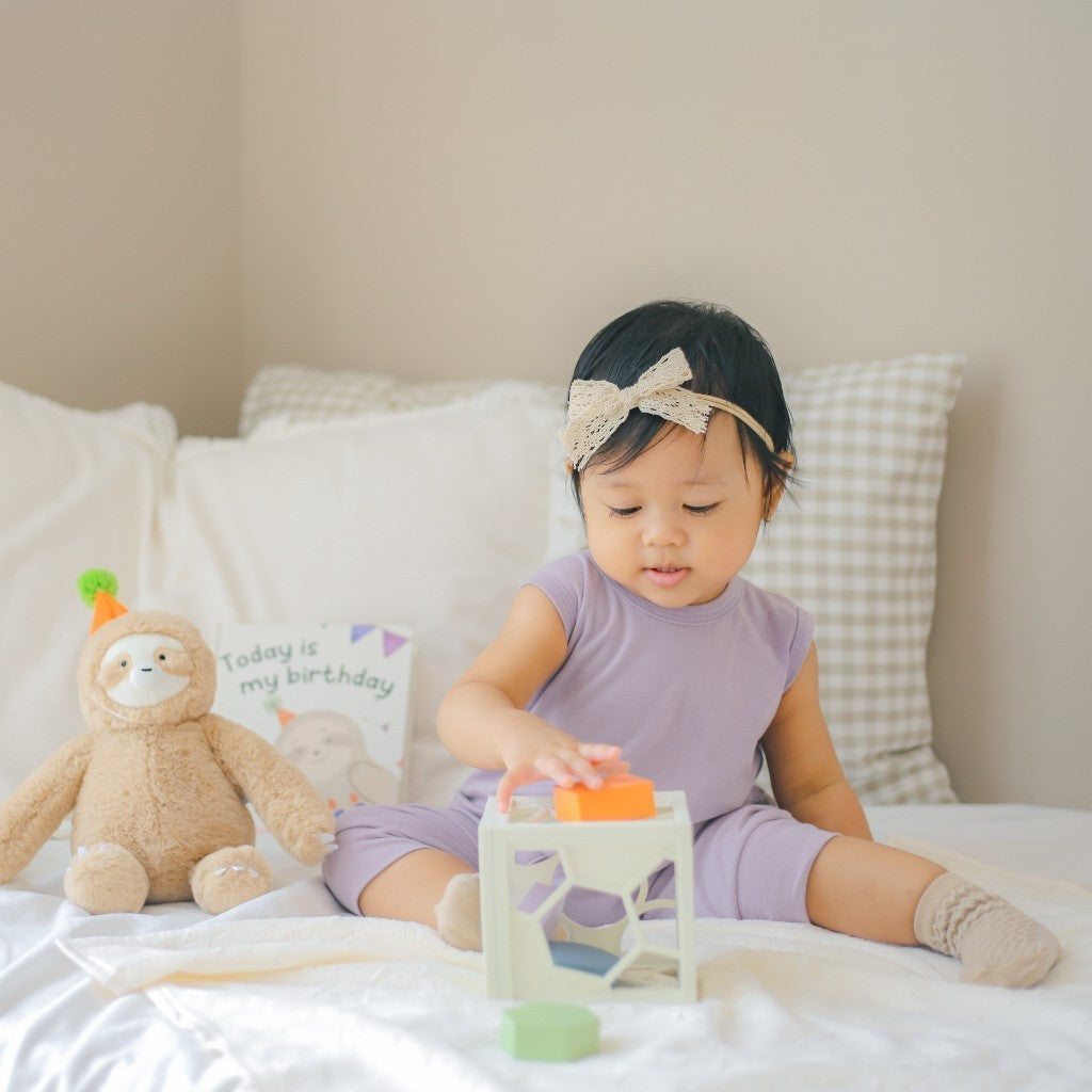 Learning Time Shape Container Turning 1 Series - Mainan Belajar Bentuk & Kognitif Bayi Usia 9-18 Bulan