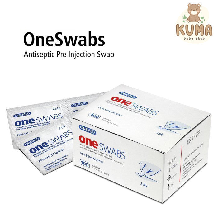 Onemed Oneswab Tisu Alkohol 1 Box isi 100