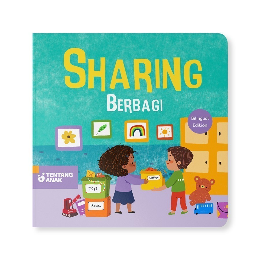 Tentang Anak Board Book - Buku Cerita Anak Bergambar Bilingual Sikap Belajar