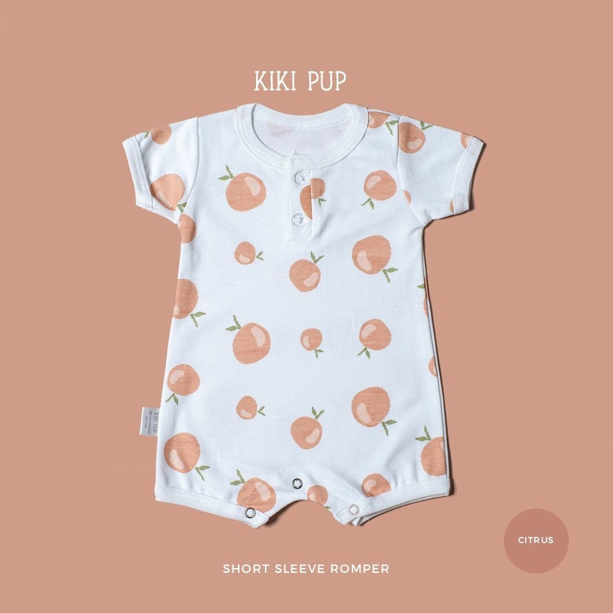KIKI PUP - Short Sleeve Romper (Tropical Fruits) - Jumper/Onesies/Baju terusan bayi polos