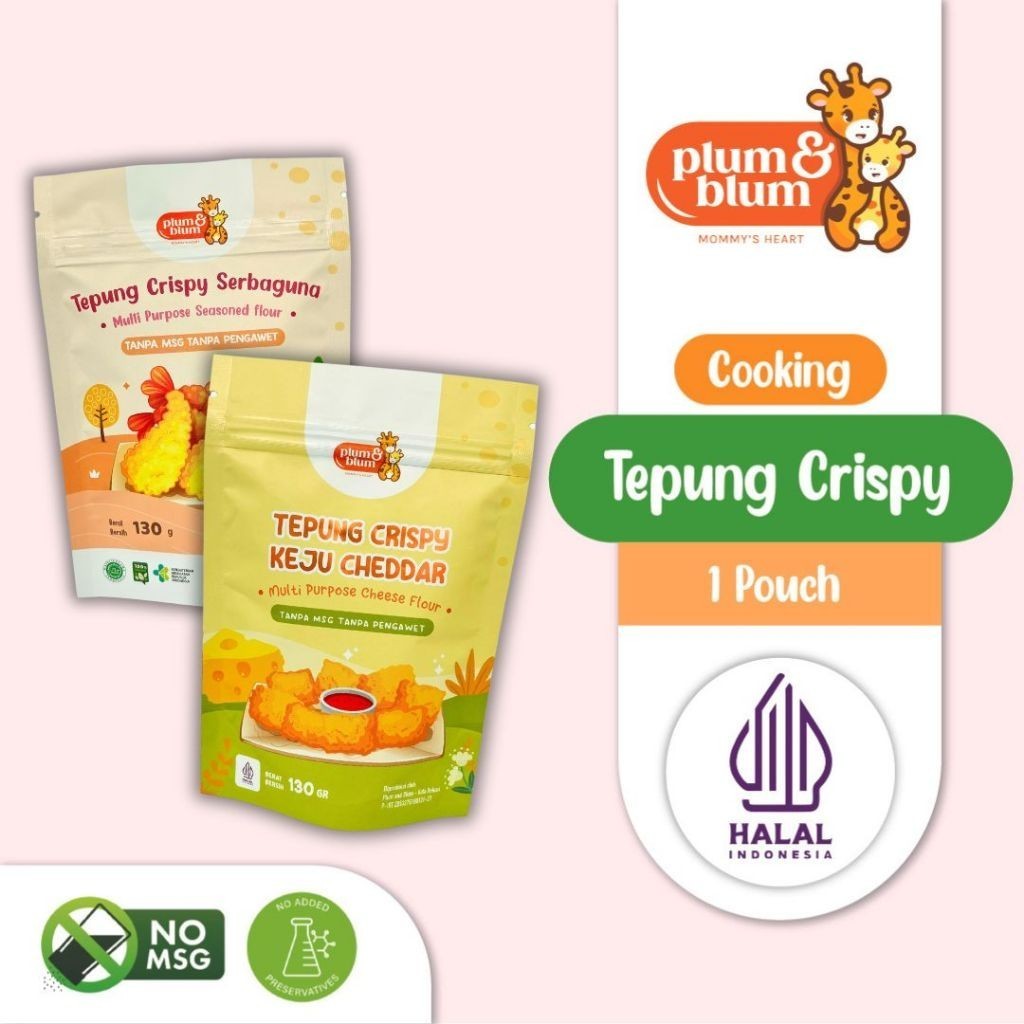 Plum & Blum - Tepung Crispy Serbaguna / Tepung Bumbu Serbaguna -150 gr