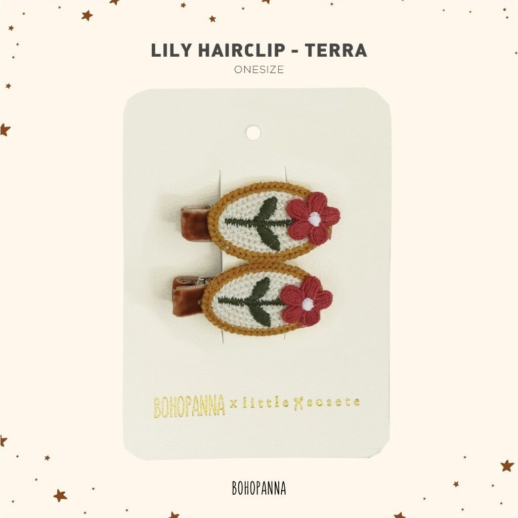 BOHOPANNA - LILY HAIRCLIP - Jepitan Rambut Anak Perempuan