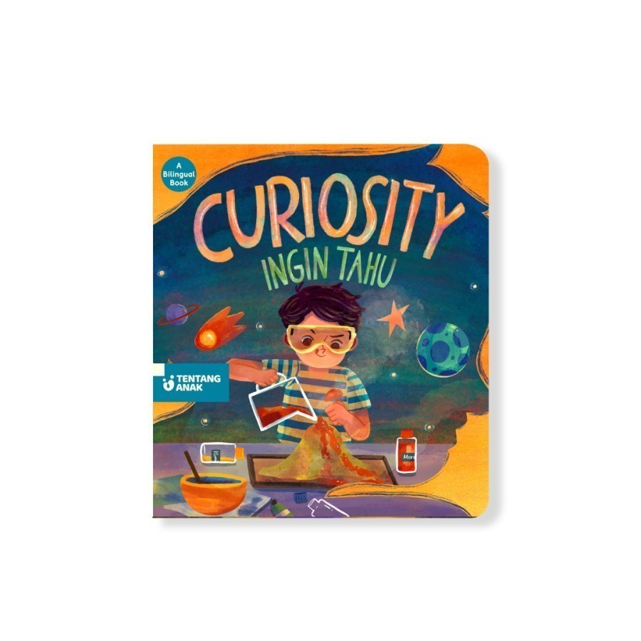 Tentang Anak Board Book - Buku Cerita Anak Bergambar Bilingual Sikap Belajar