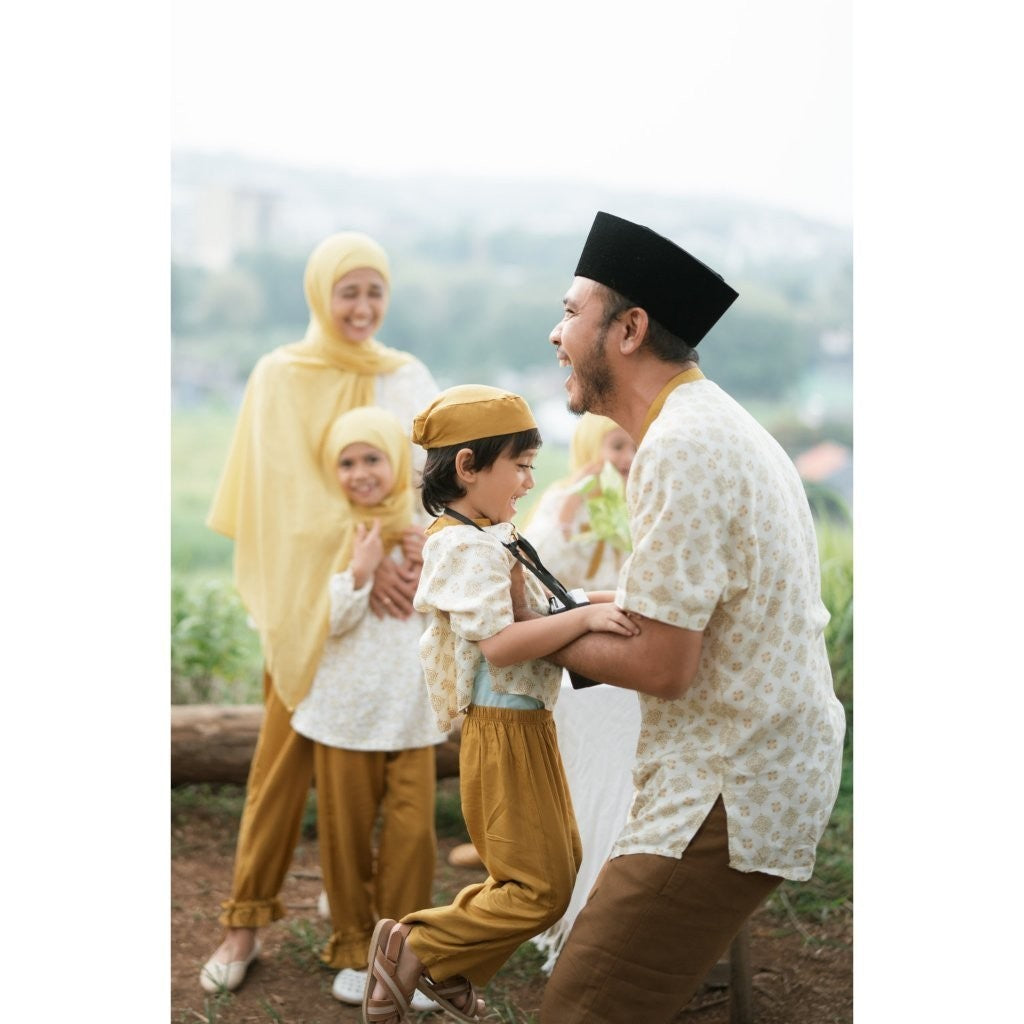 BOHOPANNA - RAYA COLLECTION - RAMA SET - Baju Muslim Anak - Baju Muslim Anak Laki-Laki - Setelan Anak Laki-Laki