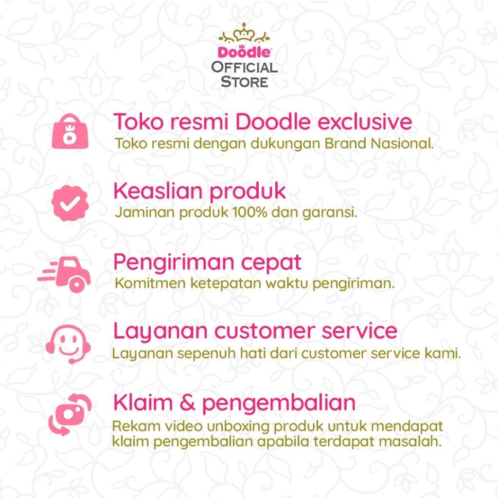 Doodle Baby Lotion | Face & Body Baby Lotion | Face & Body Lotion Bayi | Super Mild Baby Lotion Liquid | Ukuran 200 gr