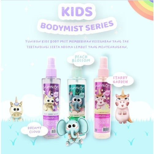 Yunikon Parfum Anak Bayi Kids Body Mist 100 ml Baby Cologne 60 ml - baby-hijau