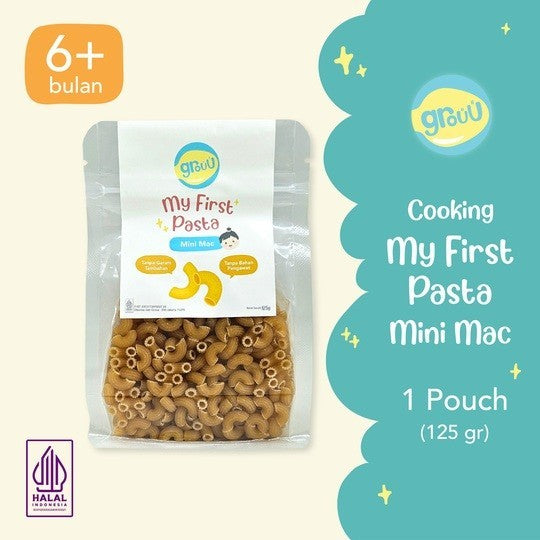 Grouu - My First Pasta ALL VARIAN / Cemilan Bayi MPASI SEHAT / NO MSG