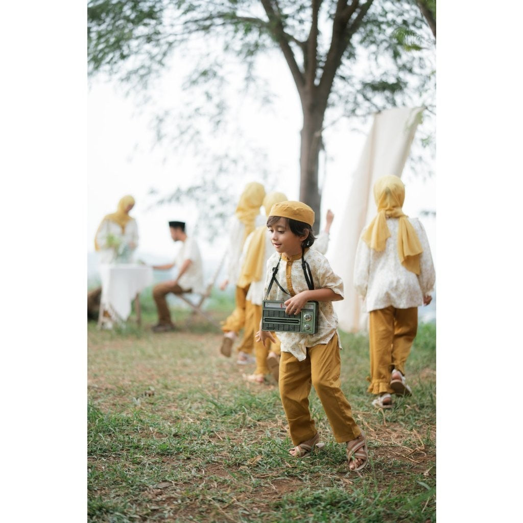 BOHOPANNA - RAYA COLLECTION - RAMA SET - Baju Muslim Anak - Baju Muslim Anak Laki-Laki - Setelan Anak Laki-Laki