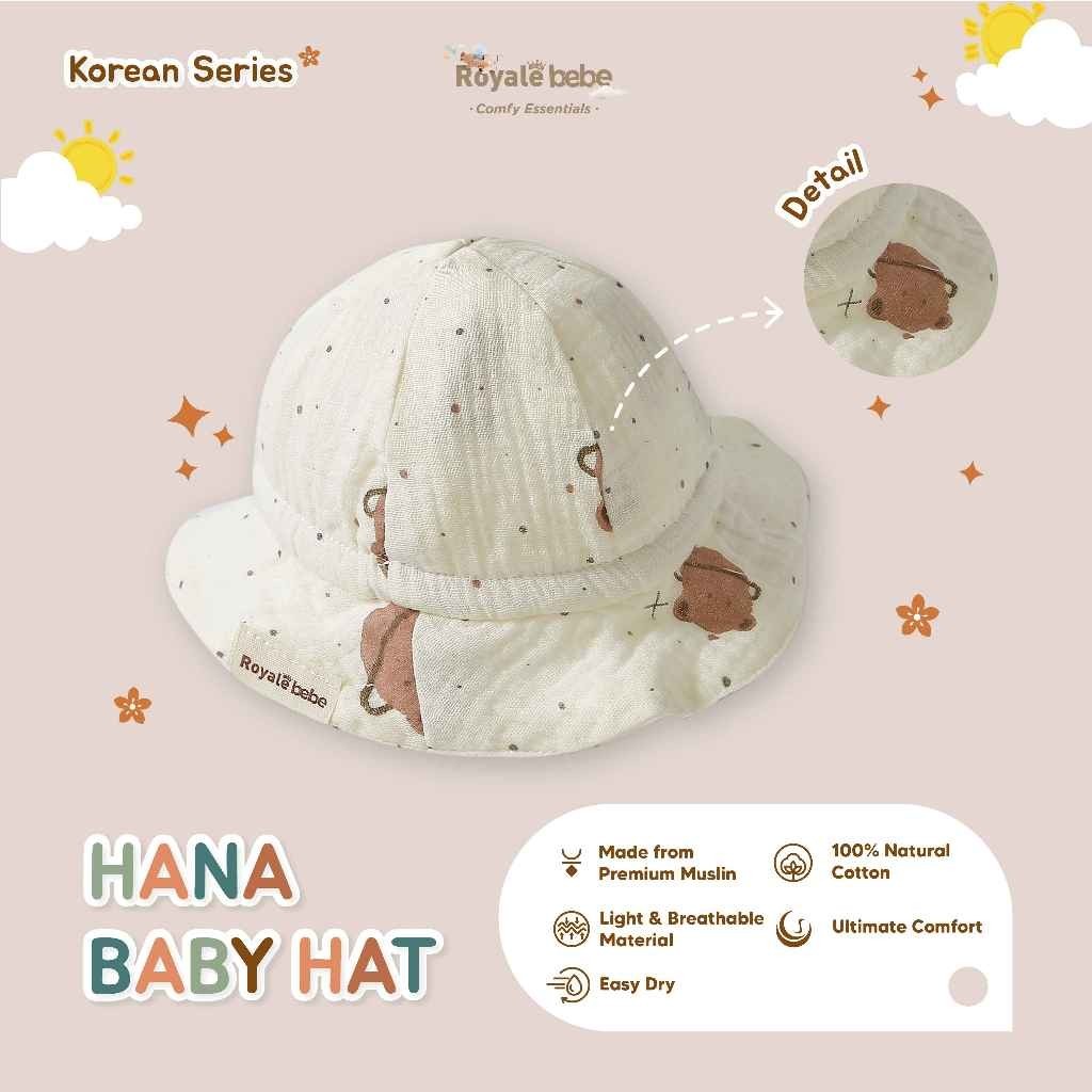 Royale Bebe - Topi Anak (Baby Hat)